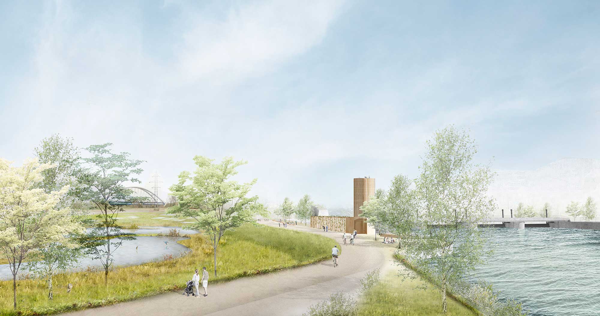 Palier depuis amont RG