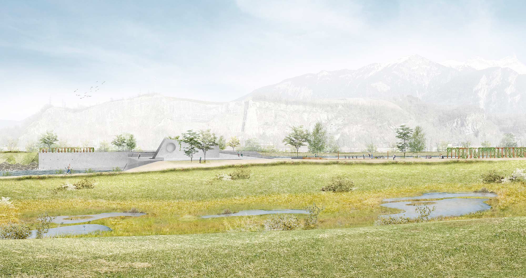 Palier depuis zone PR des Paluds