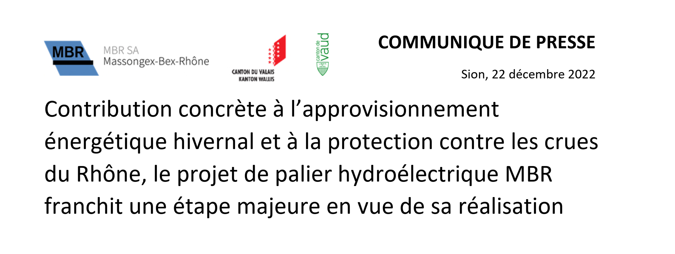 communique de presse